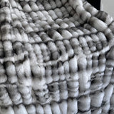 Plutus Off White Sherpa Faux Fur Luxury Throw Blanket