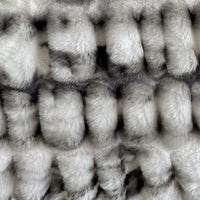 Plutus Off White Sherpa Animal Faux Fur Luxury Throw Pillow