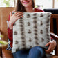Plutus Creamy Fluffy Bunni Animal Faux Fur Pillow & Blanket Set